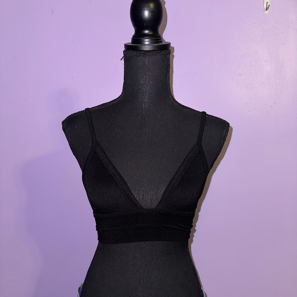 UO Black bralette